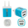 Quadra USB Wall Charger - Blue